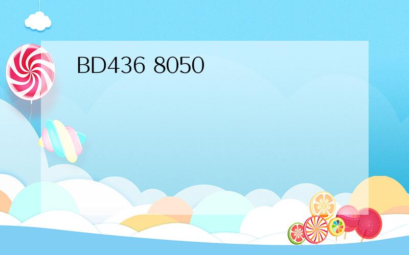 BD436 8050